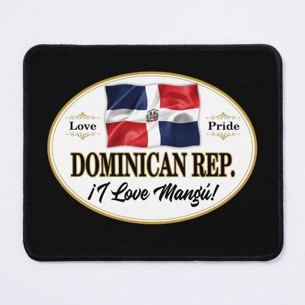 Item preview, I love Mangú- Flag of Dominican Republic designed and sold by obedtheartist.