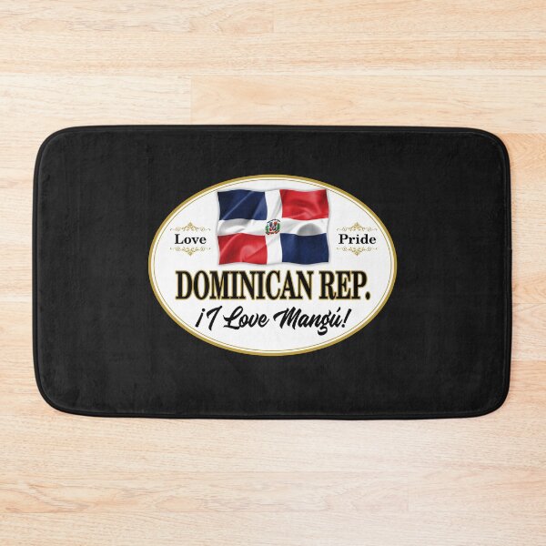 Item preview, I love Mangú- Flag of Dominican Republic designed and sold by obedtheartist.