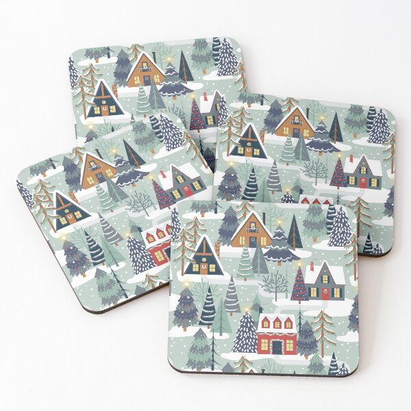 Item preview, Winter Cabins designed and sold by meghanmarie.