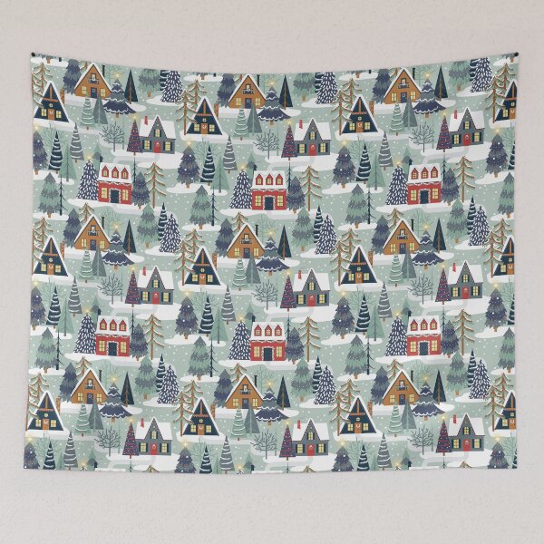 Item preview, Winter Cabins designed and sold by meghanmarie.