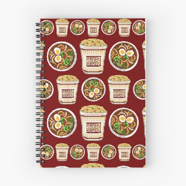 Item preview, Tasty Ramen Pixel Art Pattern. Red designed and sold by SamohtCreates.