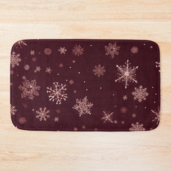 Item preview, CHRISTMAS  |  Snowflakes on Red 2 designed and sold by RedHandedOD.