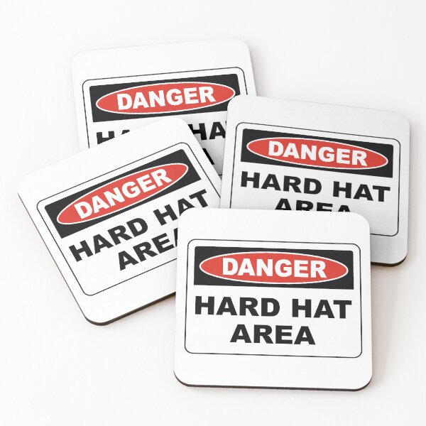 Item preview, Hard Hat Area - Danger Sign designed and sold by safetysignprod.