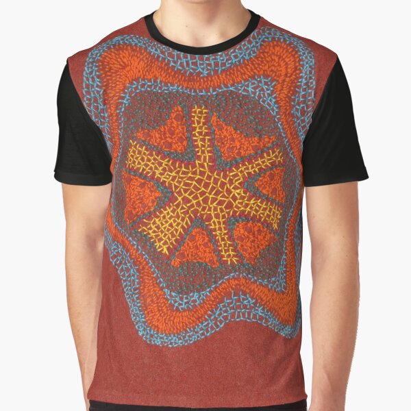 Growing - Clematis - embroidery of plant cells Graphic T-Shirt