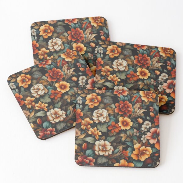 Item preview, Black Floral Garden designed and sold by tipitoes.