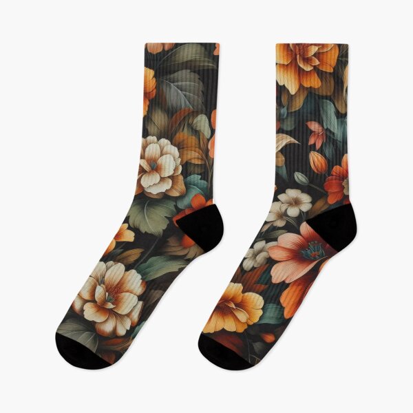 Artikelvorschau, Black Floral Garden entworfen und verkauft von tipitoes.