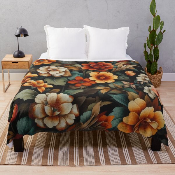Artikelvorschau, Black Floral Garden entworfen und verkauft von tipitoes.