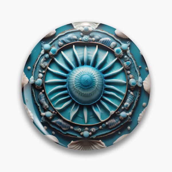 Item preview, Ocean Serenity Mandala Waves designed and sold by SpiritualManda.