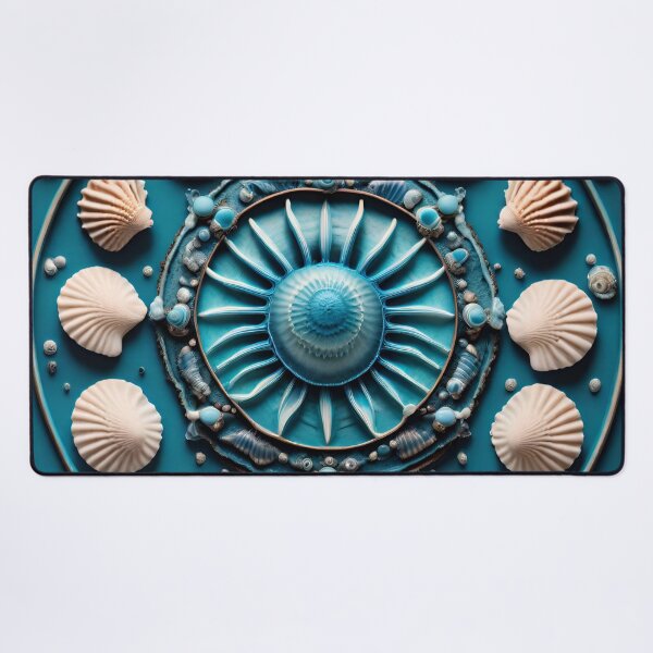 Item preview, Ocean Serenity Mandala Waves designed and sold by SpiritualManda.