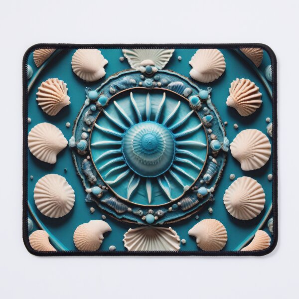 Item preview, Ocean Serenity Mandala Waves designed and sold by SpiritualManda.
