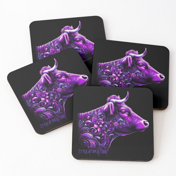 Item preview, Purple Cow | Street Art | Boldly Yours | Streatures designed and sold by Streatures.