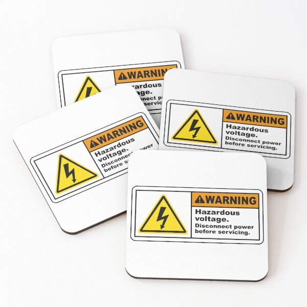 Item preview, Hazardous voltage, Disconnect power before servicing - Warning Sign designed and sold by safetysignprod.