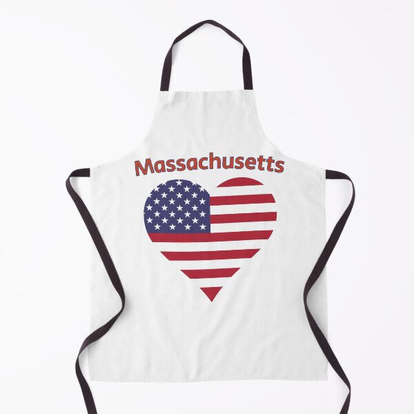 Item preview, Massachusetts American Flag Heart designed and sold by Queen1120.