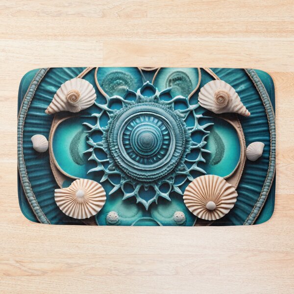 Item preview, Tranquil Seashell Mandala Art designed and sold by SpiritualManda.
