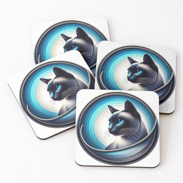 Item preview, Siamese Gaze Abstract designed and sold by AnCollection.