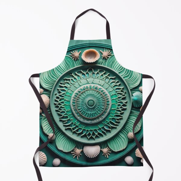 Item preview, Soothing Seaside Mandala Tranquil Ocean Escape designed and sold by SpiritualManda.