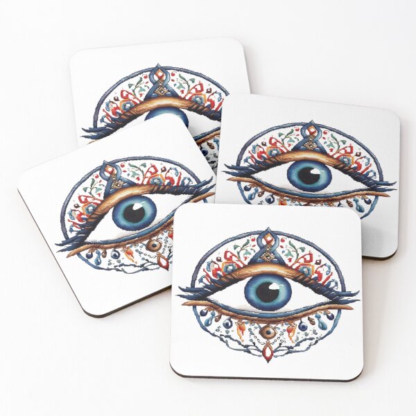Item preview, Blue Glass Evil Eye Bead  Turkish  designed and sold by vuslatmedia.