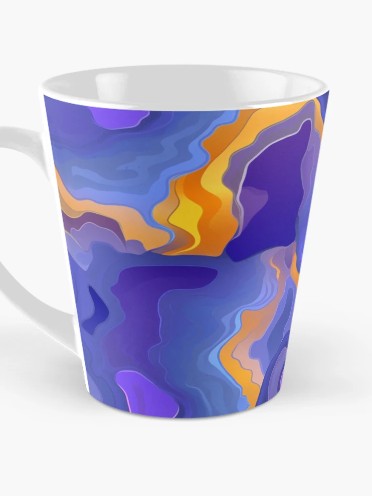 Thumbnail 3 of 4, Coffee Mug, Geode Style Pattern designed and sold by SideSignal.