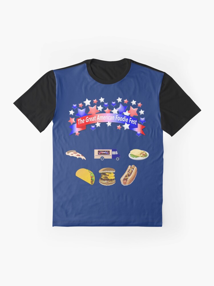 Alternate view of The Great American Foodie Fest Graphic T-Shirt