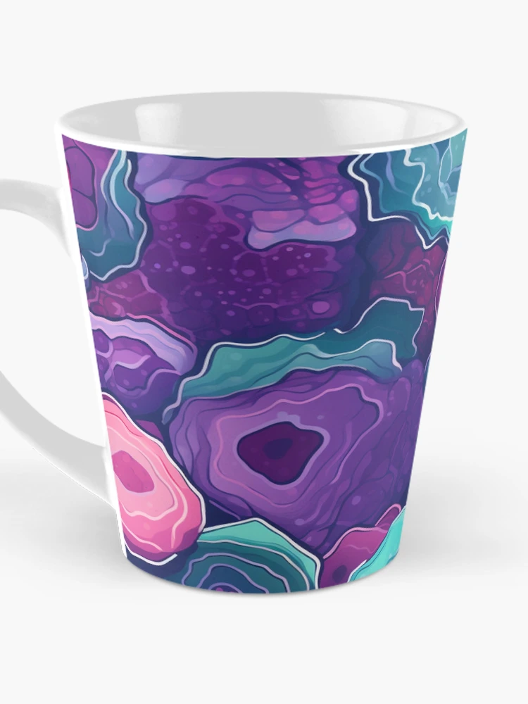 Thumbnail 3 of 4, Coffee Mug, Geode Style Pattern designed and sold by SideSignal.