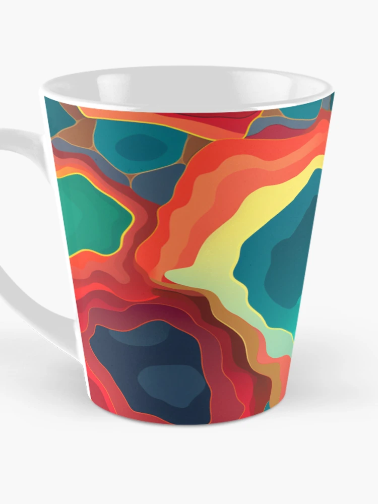 Thumbnail 3 of 4, Coffee Mug, Geode Style Pattern designed and sold by SideSignal.