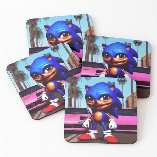Aperçu de l'œuvre Cursed Sonic le herisson qui cours créée et vendue par atikus.