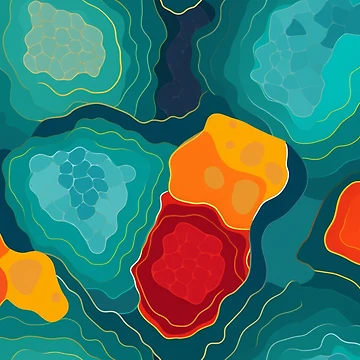 Artwork thumbnail, Geode Style Pattern by SideSignal