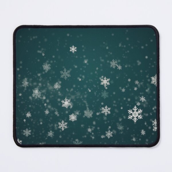 Item preview, CHRISTMAS  |  Snowflakes on Dark Green designed and sold by RedHandedOD.