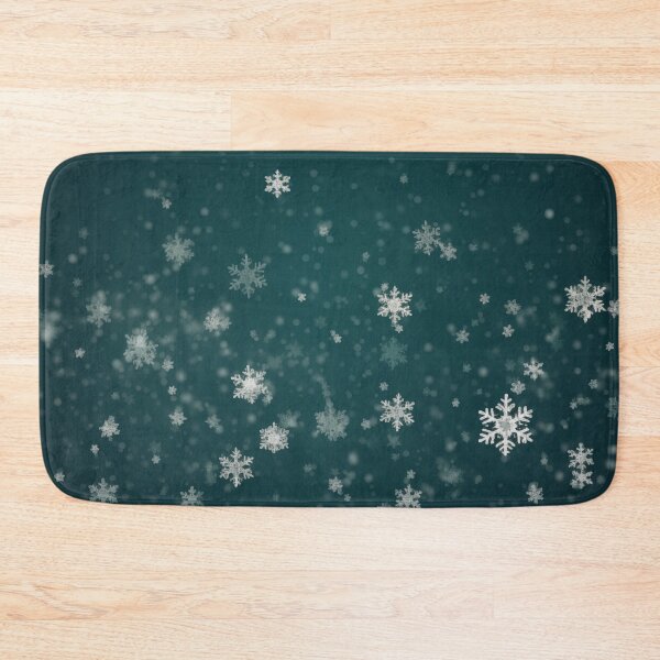 Item preview, CHRISTMAS  |  Snowflakes on Dark Green designed and sold by RedHandedOD.