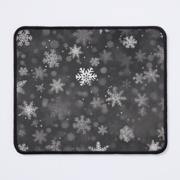 Item preview, CHRISTMAS  |  Snowflakes on Dark Grey designed and sold by RedHandedOD.