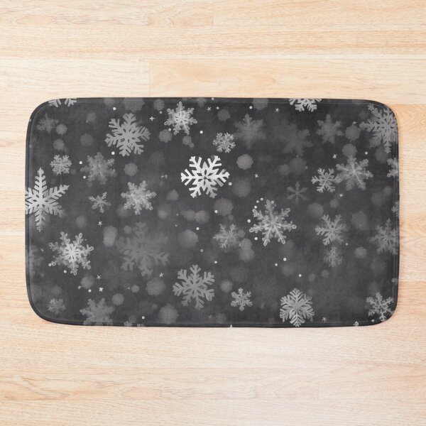 Item preview, CHRISTMAS  |  Snowflakes on Dark Grey designed and sold by RedHandedOD.