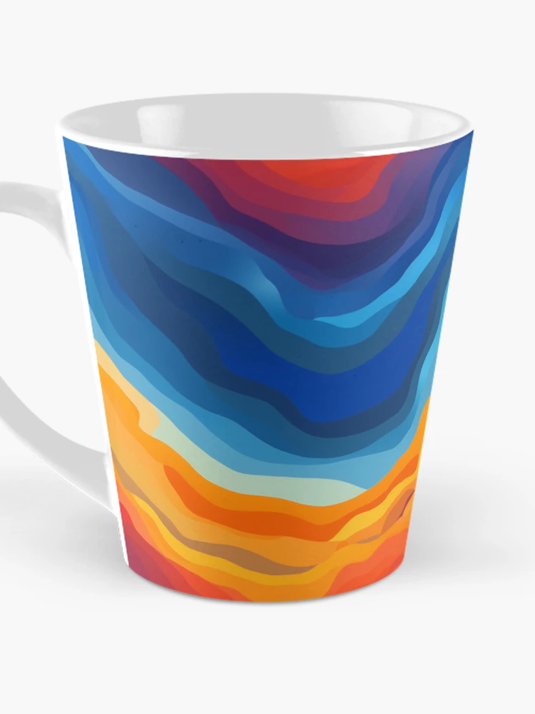 Thumbnail 3 of 4, Coffee Mug, Geode Style Pattern designed and sold by SideSignal.