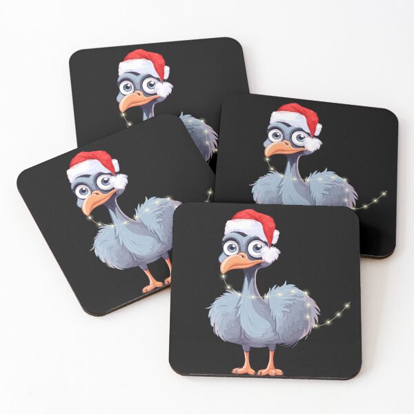 Item preview, Whimsical Emu Wonderland: A Charming Christmas Design, xmas emu designed and sold by NaaEchDesign ⭐⭐⭐⭐⭐.