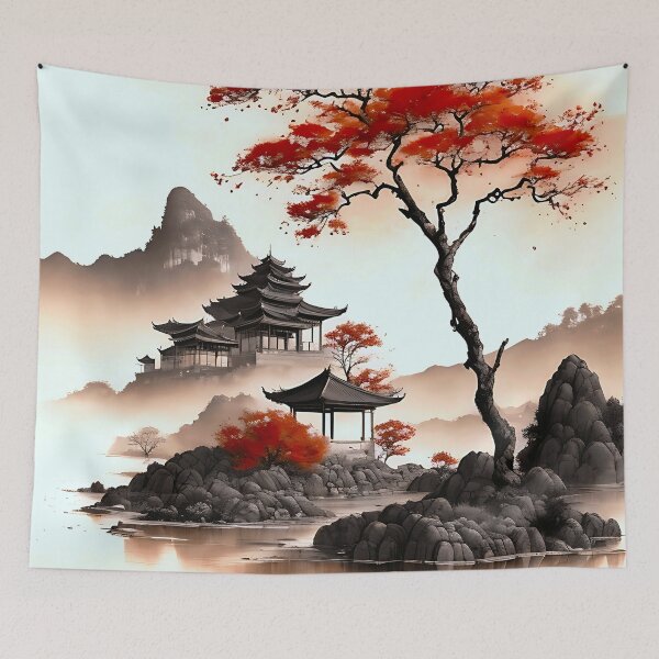 Item preview, Inkwash Landscape designed and sold by Seviin10.