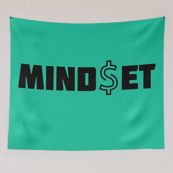 Item preview, Money Mindset Attitude Saying designed and sold by fontspree.