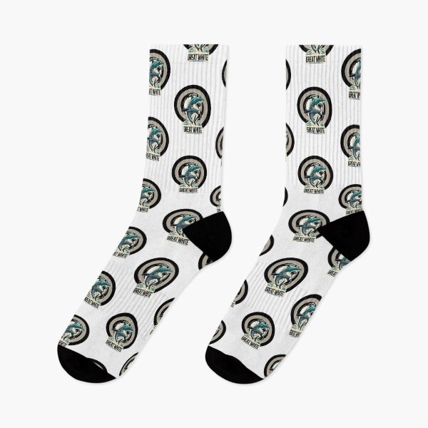 Item preview, The Hypnotic Great White Shark - Dark Spiral Back designed and sold by MegaDirt.