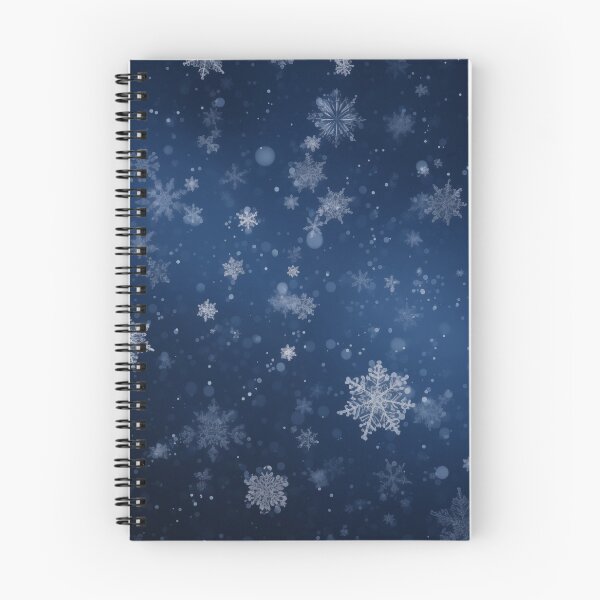 Item preview, CHRISTMAS  |  Snowflakes on Dark Blue designed and sold by RedHandedOD.