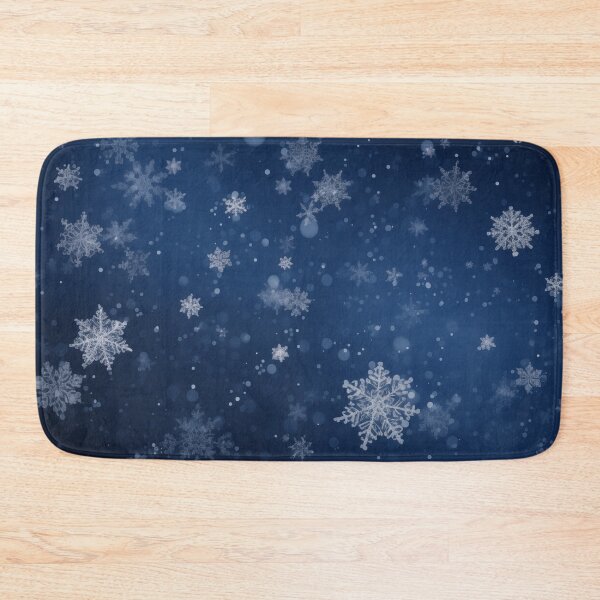 Item preview, CHRISTMAS  |  Snowflakes on Dark Blue designed and sold by RedHandedOD.