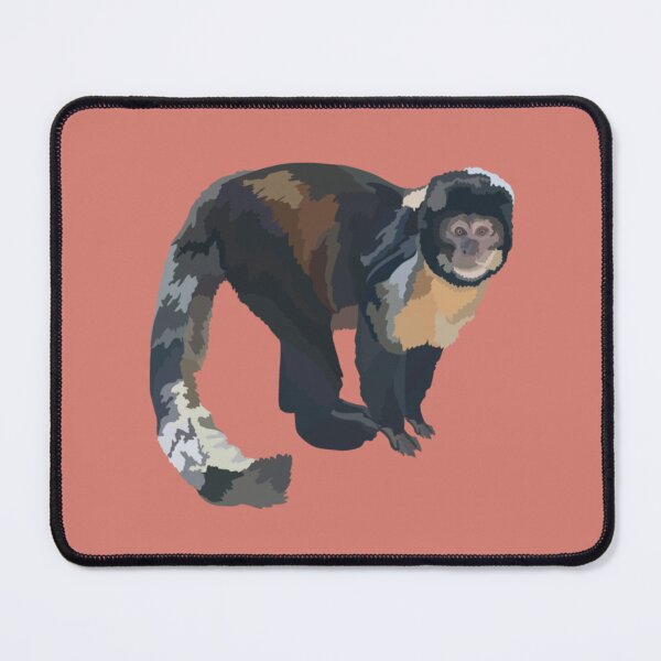 Item preview, C is for Capuchin,Capuchin Monkey Artwork – Intelligent Primate Illustration and Wildlife Design designed and sold by PrettylittlepastelUk.