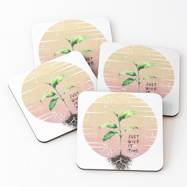 Item preview, Just Give It Time, Young Plant Art designed and sold by Faithloveshop.
