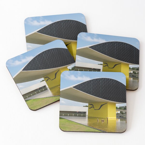 Item preview, Outside photo of Museu Oscar Niemeyer in Curitiba designed and sold by dankomarcha.