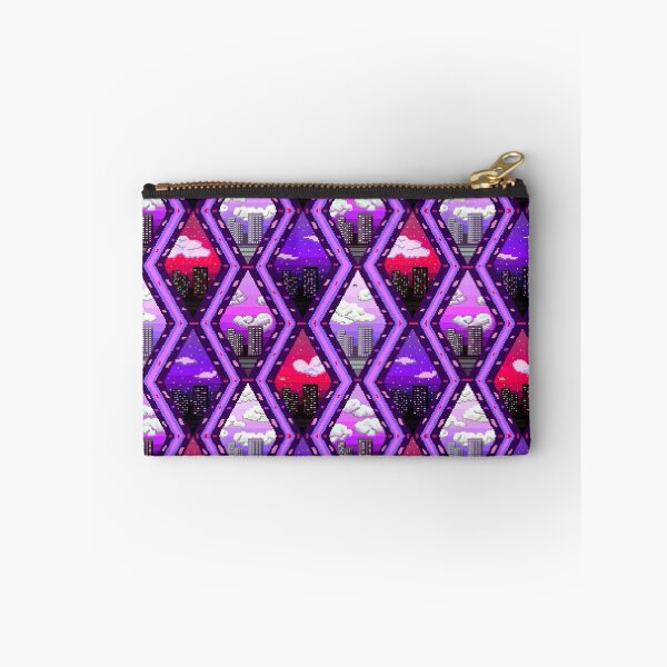 Item preview, City skyline Pixel Art Pattern. Sunset, Large designed and sold by SamohtCreates.
