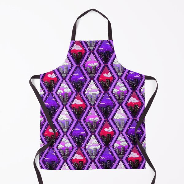 Item preview, City skyline Pixel Art Pattern. Sunset, Large designed and sold by SamohtCreates.