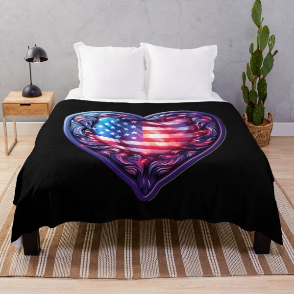 Item preview, Americana Heart Flags designed and sold by Master-Print.