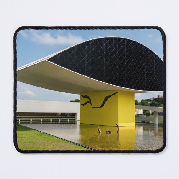 Item preview, Outside photo of Museu Oscar Niemeyer in Curitiba designed and sold by dankomarcha.