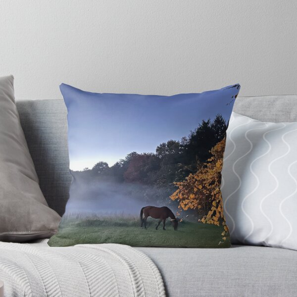 Item preview, Horse in the Meadow Mist designed and sold by HeartHerd.