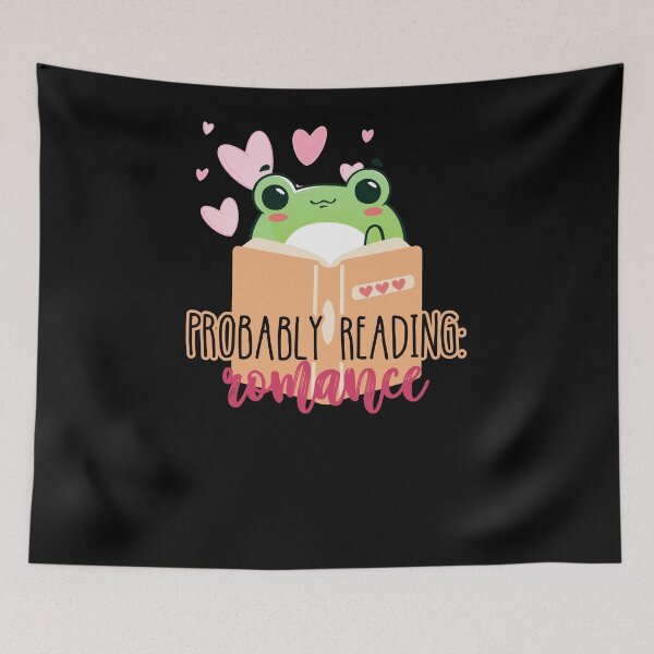 Item preview,  Probably Reading Romance. Reading Frog designed and sold by slicksquid.