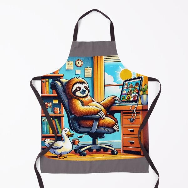 Item preview, Quirky Home Office: Sloth & Duck's Virtual Adventure designed and sold by slothsandducks.