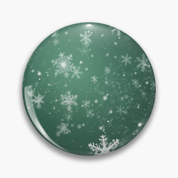 Item preview, CHRISTMAS  |  Snowflakes on Green designed and sold by RedHandedOD.