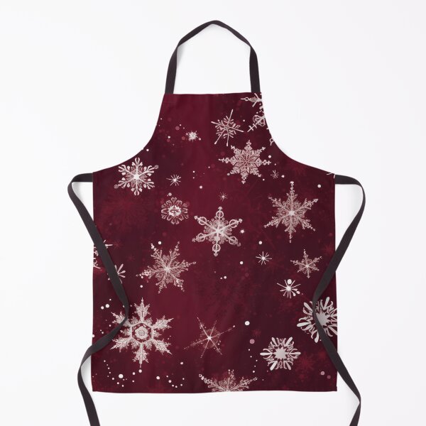 Item preview, CHRISTMAS  |  Snowflakes on Burgundy designed and sold by RedHandedOD.
